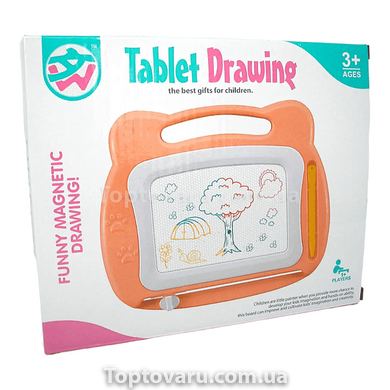 Магнітна дошка для малювання Tablet Drawing Рожева 12187 фото