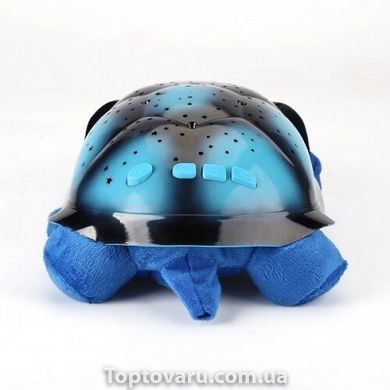 Нічник - проектор черепаха Turtle Night Sky Синій 1246 фото