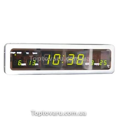 Настільний електронний годинник CX 808 Білий 9597 фото