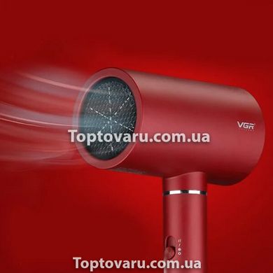 Професійний фен для укладання волосся VGR V 431 1800Вт Червоний 7461 фото