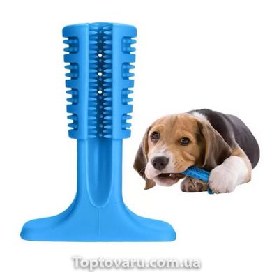 Жувальна іграшка для собак Dog Chew Brush Синя(L) 6098 фото