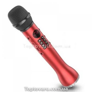 Бездротовий мікрофон для караоке L598 Червоний 18695 фото