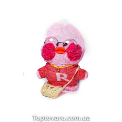 М'яка плюшева іграшка качка Лалафанфан / Lalafanfan рожева в асортименті 8315 фото