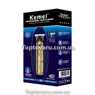 Триммер для стрижки волосся Kemei KM-700B професійний 6761 фото