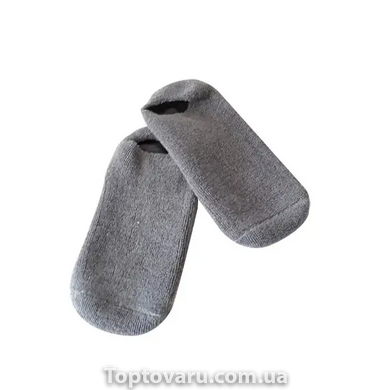 Зволожуючі гелеві шкарпетки для педикюру SPA Gel Socks № G09-12 сірі від 20 до 28см 7286 фото