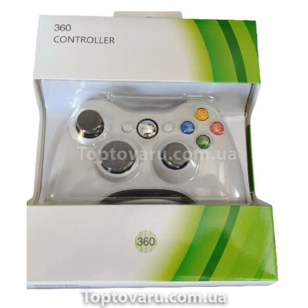 Бездротовий Джойстик XBOX U360 Білий 20099 фото