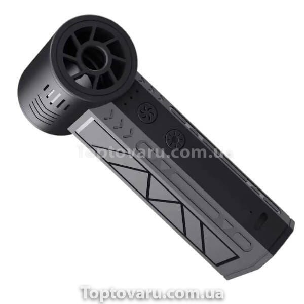 Акумуляторний турбовентилятор Mini Jet Fan Чорний 25296 фото