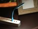 Портативный гибкий LED USB светильник голубой 289 фото 4