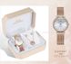 Жіночий подарунковий набір (годинник, сережки, ланцюжок з кулоном) Baosaili BOX IBSO 14831 фото 9