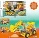 Іграшка Трактор з шестернями з підсвічуванням та звуком Truck Rotating Gear Жовтий 15316 фото 3