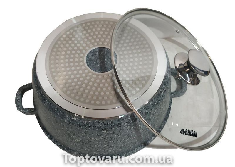 Кастрюля с крышкой Benson BN-353 (5,8л) 4976 фото