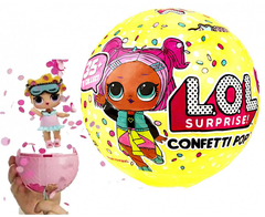 Лялька у кулі для дівчаток LOL модель Confetti Pop серія 9 GOLD 8458 фото