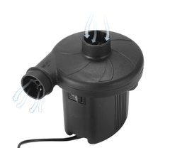 Електричний насос, компресор для матраців 220V Air Pump YF-205 Чорний 5708 фото