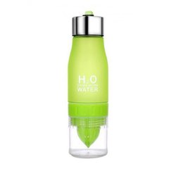 Спортивная бутылка-соковыжималка H2O Water bottle Зеленая 4687 фото