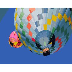 Картина за номерами Strateg ПРЕМІУМ Яскраві повітряні кулі розміром 40х50 см (GS304) GS304-00002 фото