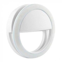 Кольцо для селфи с подсветкой selfie light Белое 10479 фото
