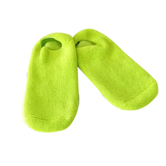 Зволожуючі гелеві шкарпетки для педикюру SPA Gel Socks № G09-12 салатові від 20 до 28см 7287 фото