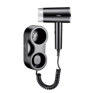 Фен настінний VGR V-407 BLACK Чорний 35850 фото