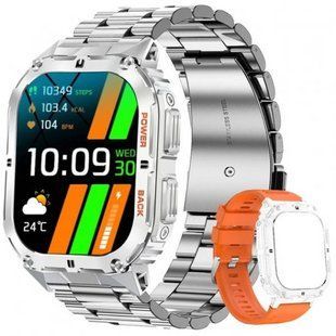 Смарт-годинник Smart Respect X Silver, 2 ремінці 14903 фото