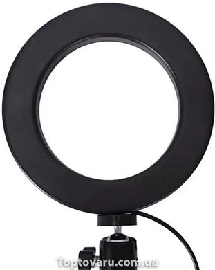 Кільцева лампа LED LC-330 33 см з тримачем для телефону 2148 фото