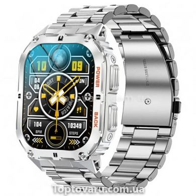 Смарт-годинник Smart Respect X Silver, 2 ремінці 14903 фото