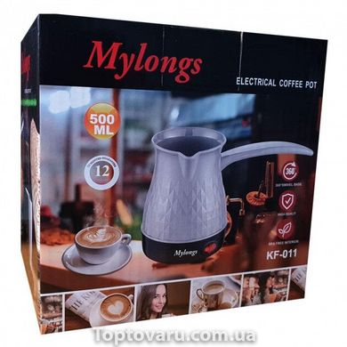 Турка електрична (кавоварка) Mylongs KF-011 600Вт 0,5л Чорна 2006 фото