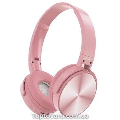 Бездротові навушники Bluetooth Wireless W402 Рожеві 11261 фото