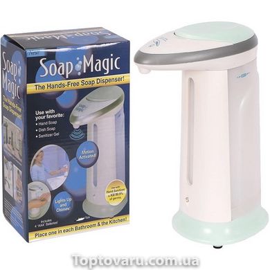 Диспенсер мыла сенсорный Soap Magic Бирюзовый 599 фото