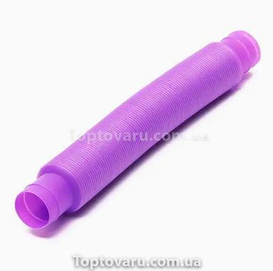 Розвивальна дитяча іграшка-антистрес Pop Tube 20 см Фіолетова 8873 фото