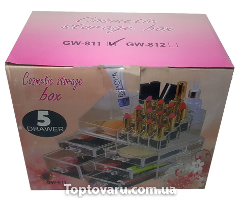 Органайзер для косметики GW-811 Cosmetic Storage Box NEW фото