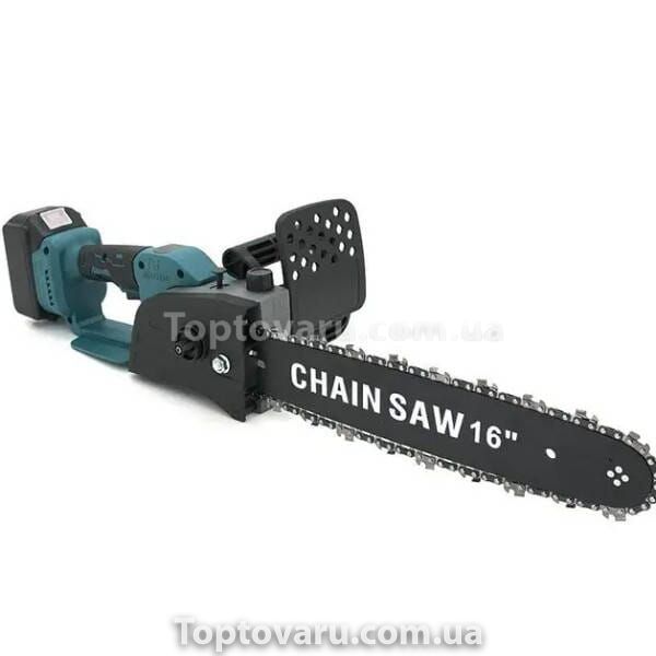 Цепная пила на 2 аккумулятора с LED индикатором Chain Saw 19032 фото