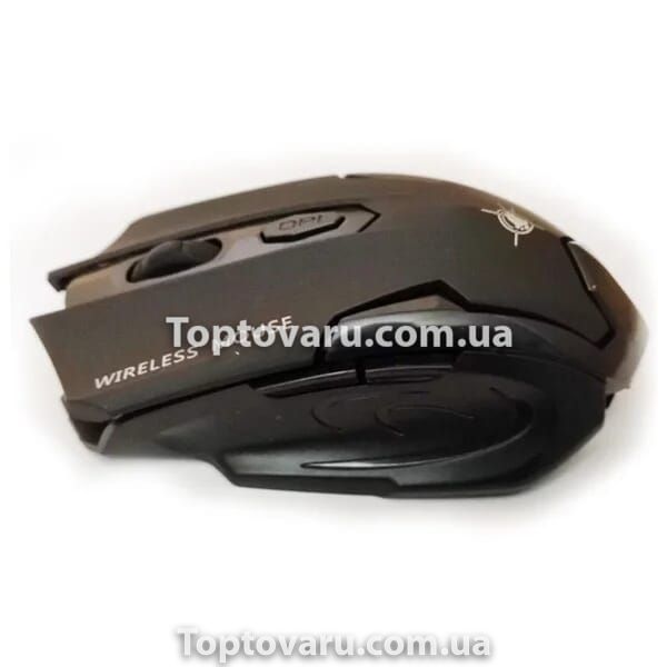 Мышка беспроводная компьютерная оптическая MOUSE UKC G111 Черная 7005 фото