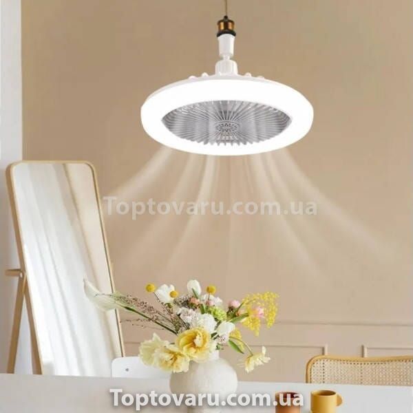 Лампа - вентилятор в патрон+пульт LED Multi-Function Fan Light 18355 фото