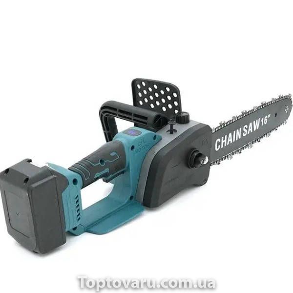 Цепная пила на 2 аккумулятора с LED индикатором Chain Saw 19032 фото