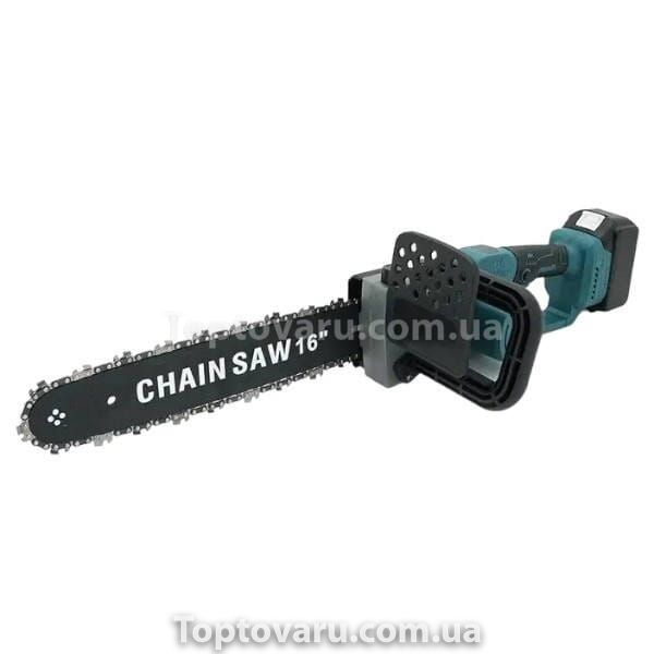 Ланцюгова пила на 2 акумулятори з LED індикатором Chain Saw 19032 фото