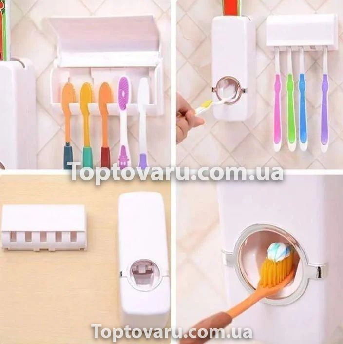 Дозатор зубної пасти Toothpaste Dispenser 4555 фото