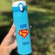 Термос Super Heroes ( Супер Мен) Голубой NEW фото 1