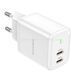 Сетевое зарядное устройство для BOROFONE BN9 Reacher PD35W dual port(2C) 22528 фото 2