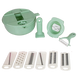 Овочерізка шатківниця з контейнером Multifunctional Cutter 9in1 Зелена 8601 фото 1