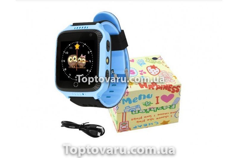 Дитячі Розумні Годинник Smart Baby Watch Q528 Блакитні 6935 фото