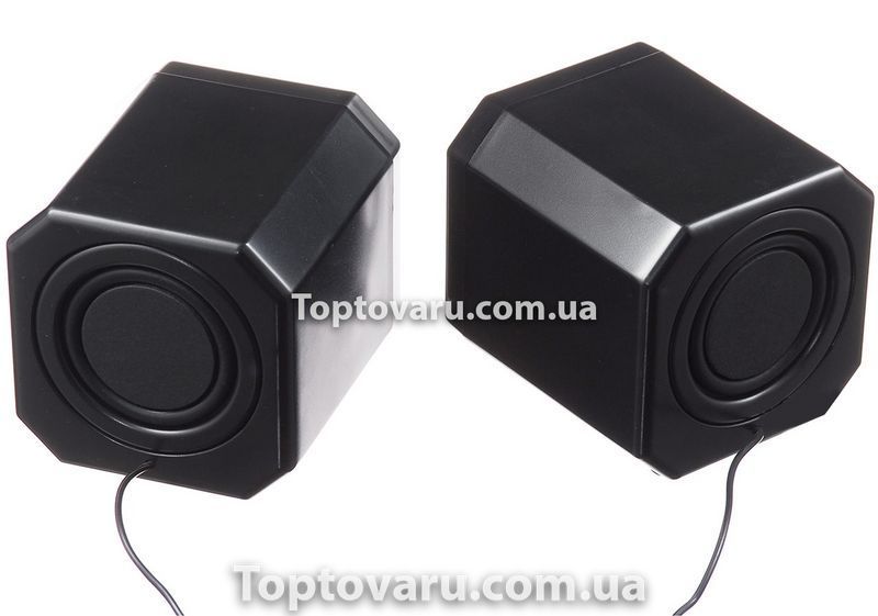 Комп'ютерні колонки акустика 2.0 UKC USB A8 Чорні 5954 фото