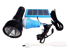 Ліхтарик ручний BL YW-038 hand torch + bulb + solar 9705 фото