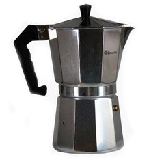 Гейзерна кавоварка Domotec DT-2709 на 9 чашок Срібло 8127 фото