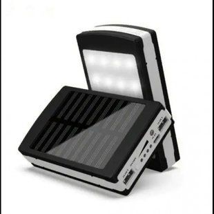 Power bank 50000mAh c LED панелью и солнечной батареей Черный 12236 фото