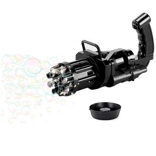 Ігрушний кулемет для створення мильних бульбашок Bubble Gun Blaste Чорний 8605 фото