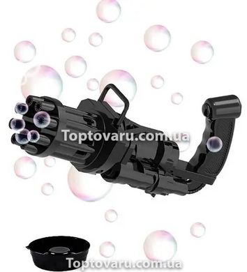 Ігрушний кулемет для створення мильних бульбашок Bubble Gun Blaste Чорний 8605 фото