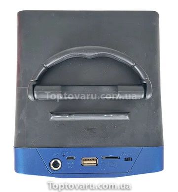Портативная Bluetooth колонка радиоприемник KBS-8003 Синяя 9153 фото