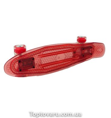 Пенни борд 850 Best Board cветящаяся дека, светящиеся колёса PU Красный 1829 фото