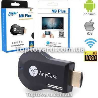 Медіаплеєр Miracast AnyCast M9 Plus HDMI з вбудованим Wi-Fi модулем 760 фото