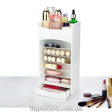 Вертикальный органайзер для косметики Cosmake Lipstick & Nail Polish Organizer № B47 Белый 1334 фото